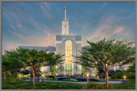 Mt Timpanogos Temple - Evening in the Garden