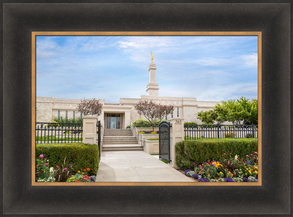 Monticello Temple - Summer Flowers