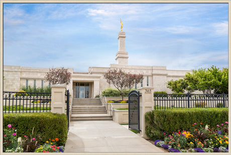 Monticello Temple - Summer Flowers