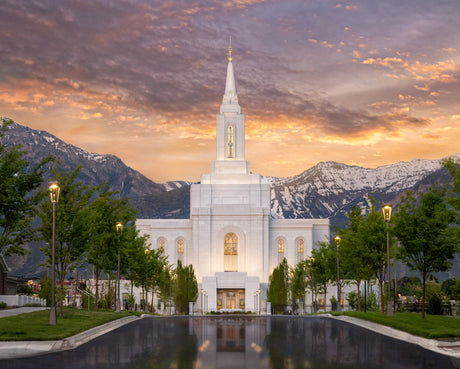 Orem Temple - Sunrise