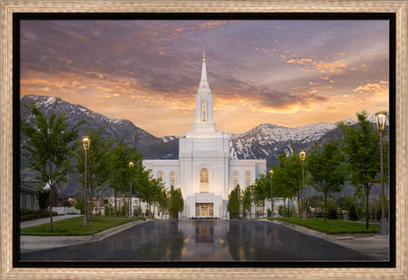 Orem Temple - Sunrise