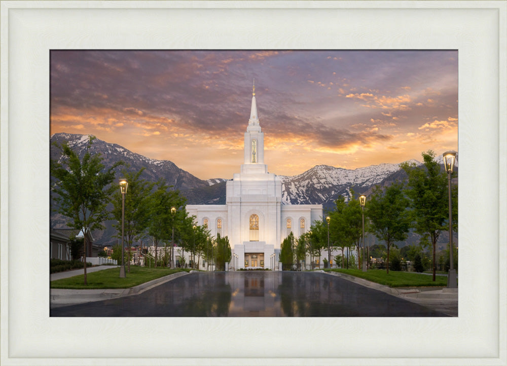 Orem Temple - Sunrise
