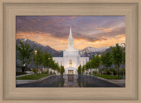 Orem Temple - Sunrise