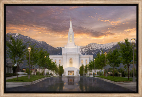 Orem Temple - Sunrise