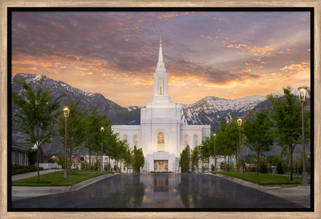Orem Temple - Sunrise