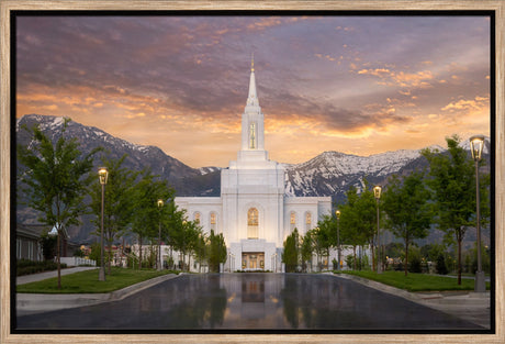 Orem Temple - Sunrise