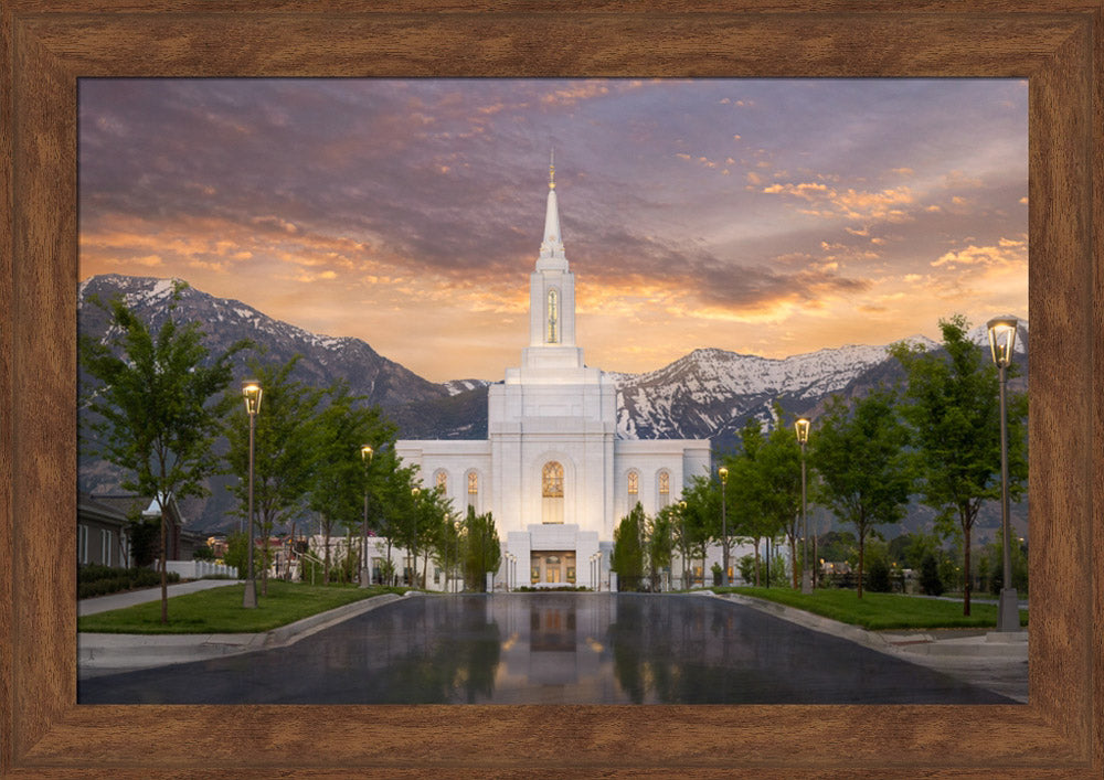 Orem Temple - Sunrise
