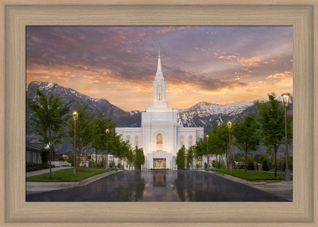 Orem Temple - Sunrise