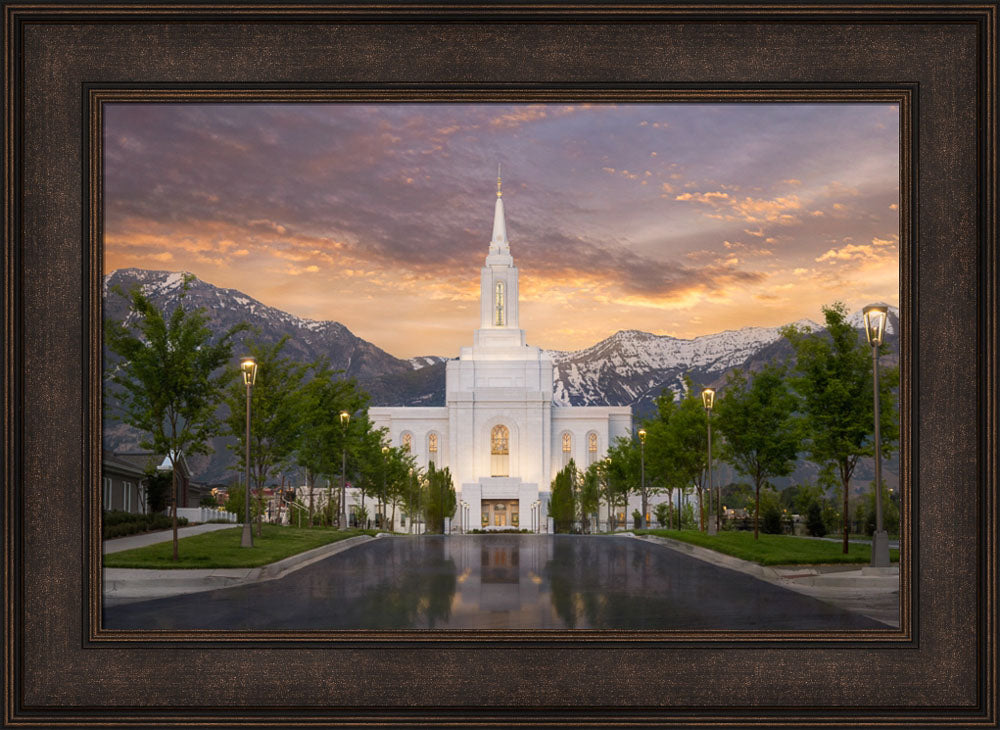 Orem Temple - Sunrise