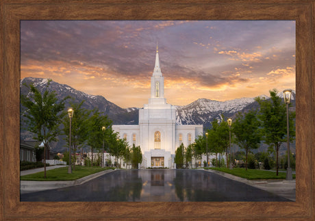 Orem Temple - Sunrise