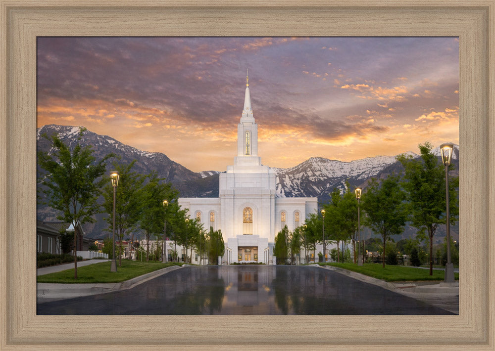 Orem Temple - Sunrise