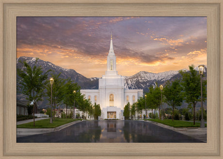 Orem Temple - Sunrise