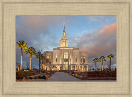 Red Cliffs Utah Temple - Sunset