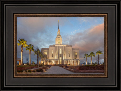 Red Cliffs Utah Temple - Sunset