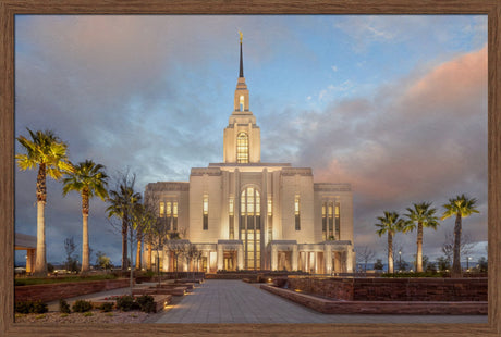Red Cliffs Utah Temple - Sunset