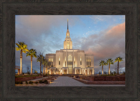 Red Cliffs Utah Temple - Sunset