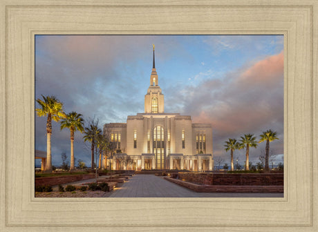 Red Cliffs Utah Temple - Sunset