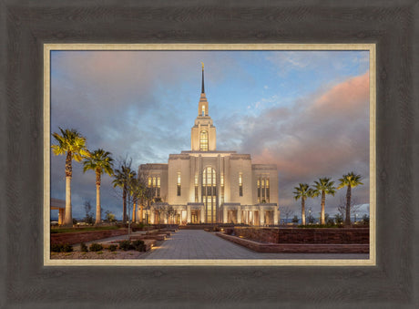 Red Cliffs Utah Temple - Sunset