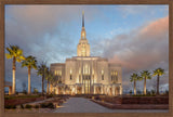 Red Cliffs Utah Temple - Sunset