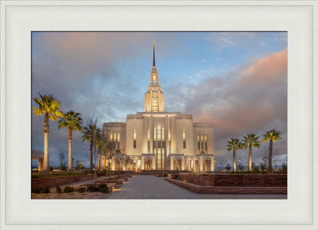 Red Cliffs Utah Temple - Sunset