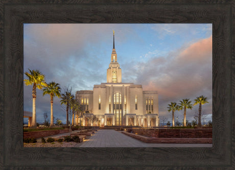 Red Cliffs Utah Temple - Sunset