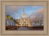 Red Cliffs Utah Temple - Sunset