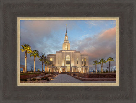 Red Cliffs Utah Temple - Sunset