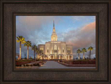 Red Cliffs Utah Temple - Sunset