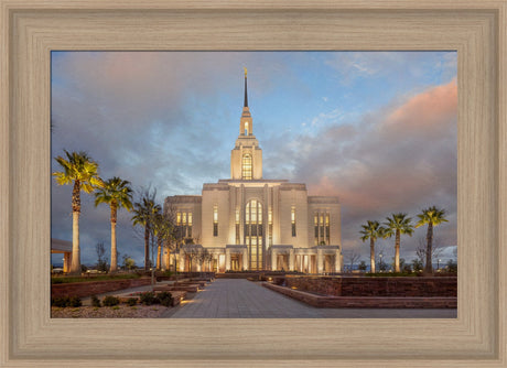Red Cliffs Utah Temple - Sunset