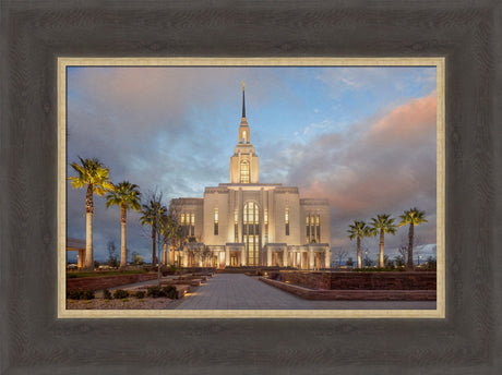 Red Cliffs Utah Temple - Sunset