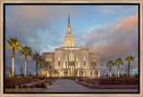 Red Cliffs Utah Temple - Sunset