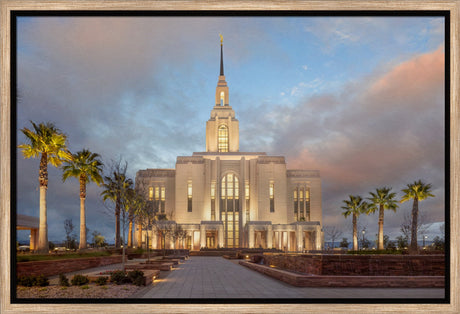 Red Cliffs Utah Temple - Sunset