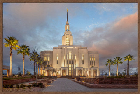 Red Cliffs Utah Temple - Sunset