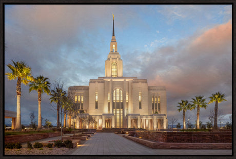 Red Cliffs Utah Temple - Sunset