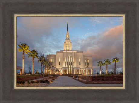 Red Cliffs Utah Temple - Sunset