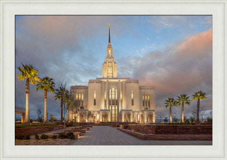 Red Cliffs Utah Temple - Sunset