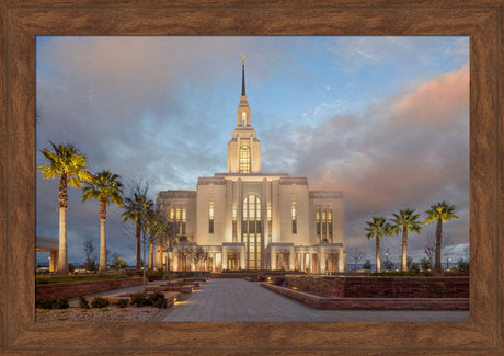 Red Cliffs Utah Temple - Sunset