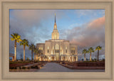 Red Cliffs Utah Temple - Sunset