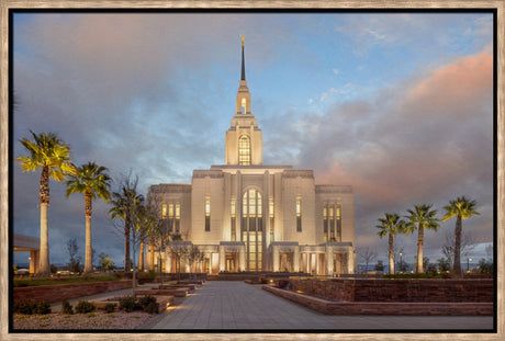 Red Cliffs Utah Temple - Sunset