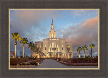 Red Cliffs Utah Temple - Sunset