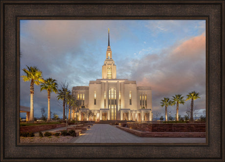 Red Cliffs Utah Temple - Sunset