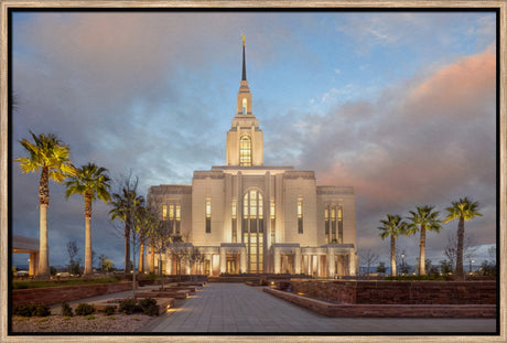 Red Cliffs Utah Temple - Sunset