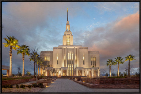 Red Cliffs Utah Temple - Sunset