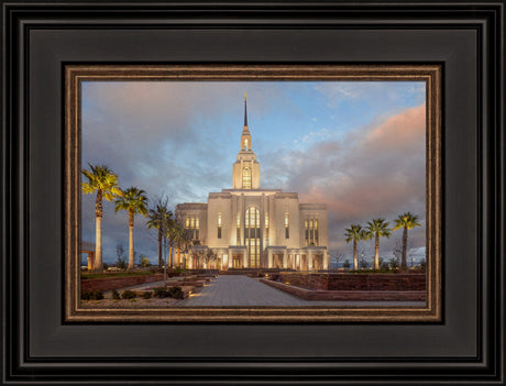 Red Cliffs Utah Temple - Sunset