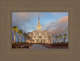 Red Cliffs Utah Temple - Sunset