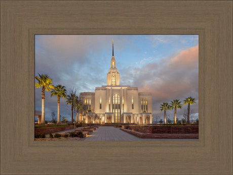 Red Cliffs Utah Temple - Sunset