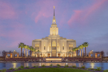Red Cliffs Utah Temple - Eventide