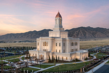 Deseret Peak Temple - Summer Sunset