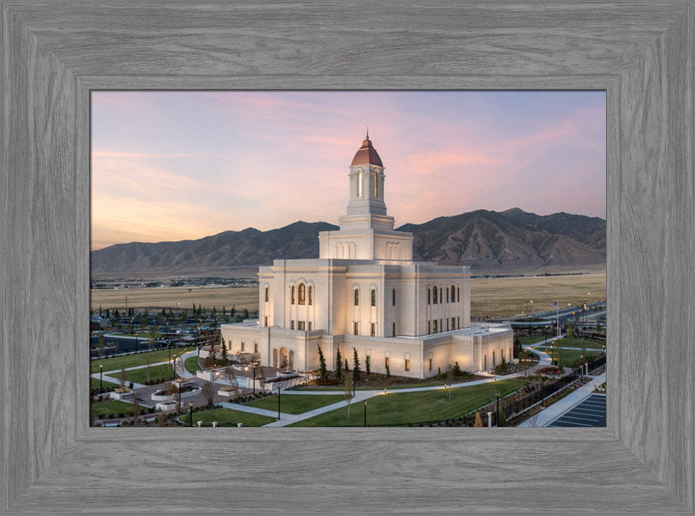 Deseret Peak Temple - Summer Sunset
