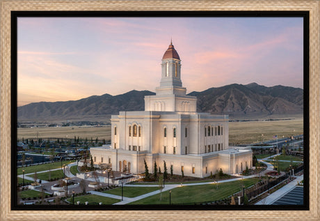 Deseret Peak Temple - Summer Sunset